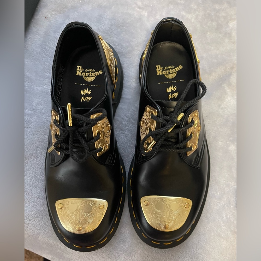 COPY - Dr. Martens Black King Nerd Edition 1461 Oxfords